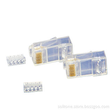 UTP CAT6 modular plugs for 4p4c, 6p4c and 8p8c